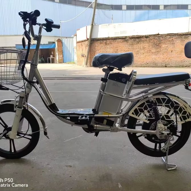 MINAKO 18inch E Bike Ebike Electric Bike 500w 60v21ah Fat Tire Bicycle Beach Cruise E Bike Front Drum Brake Rear Oil Brake